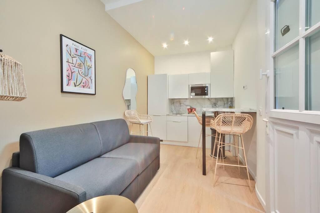 0#Appart 4Pers#1 Bedroom#Paris 15#Commerce#AC, Paris
