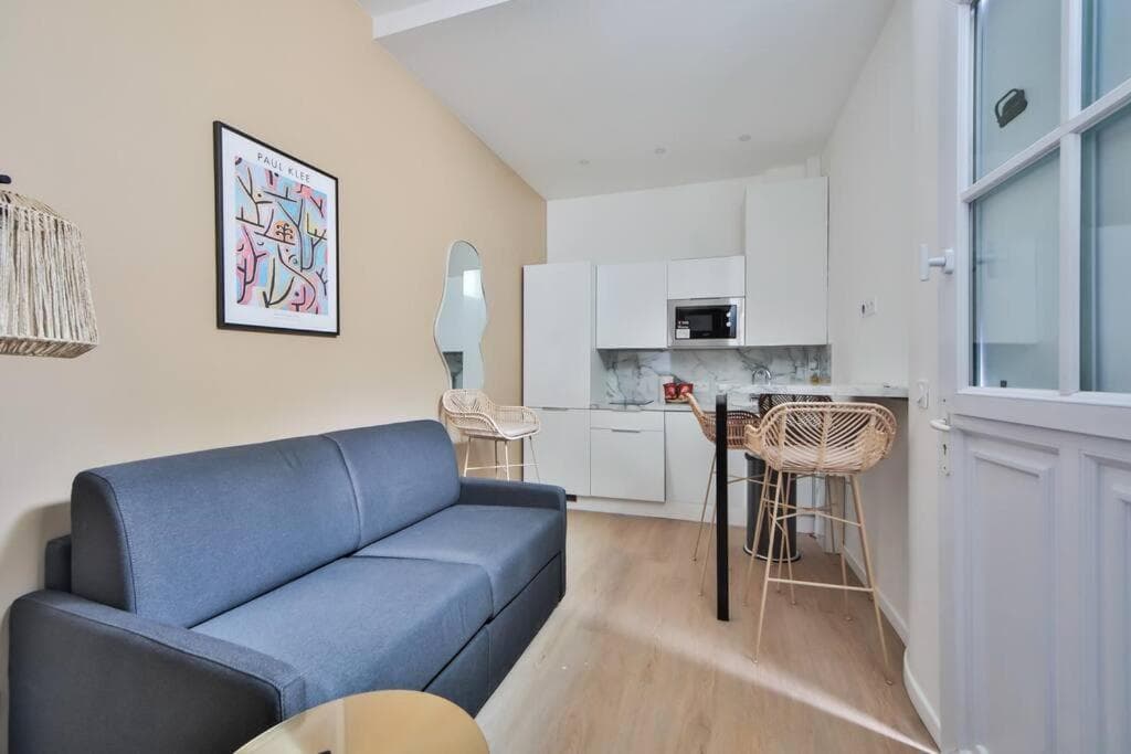 0#Appart 4Pers#1 Bedroom#Paris 15#Commerce#AC photo 3