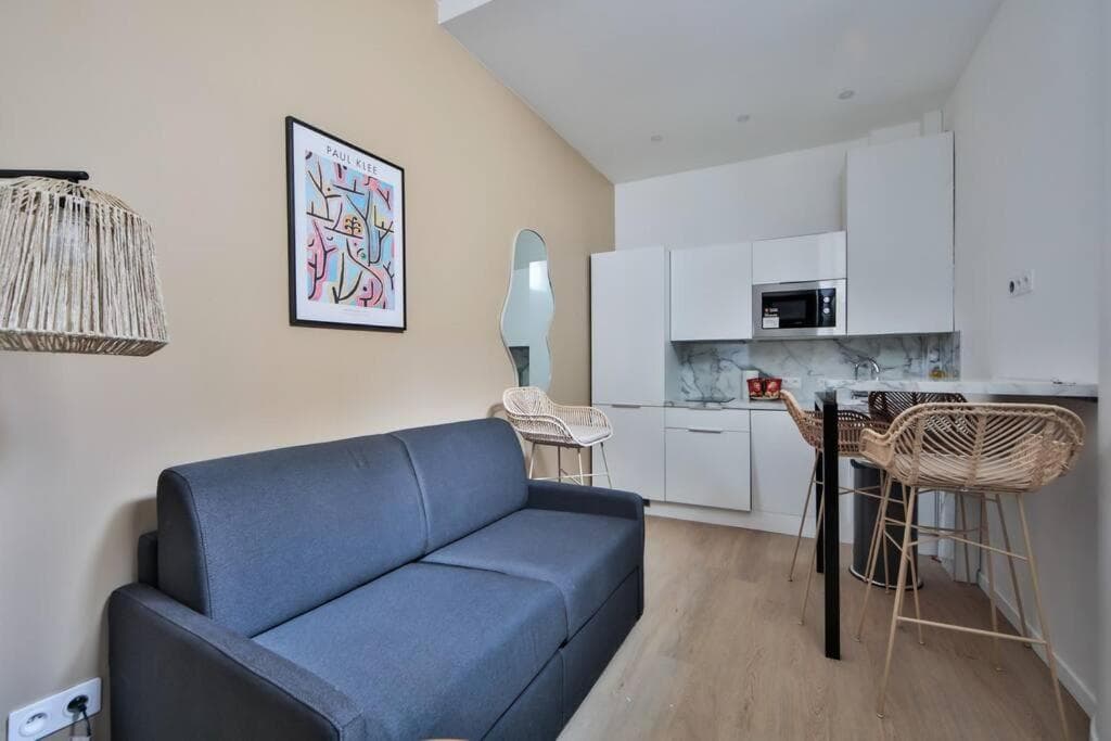 0#Appart 4Pers#1 Bedroom#Paris 15#Commerce#AC photo 4